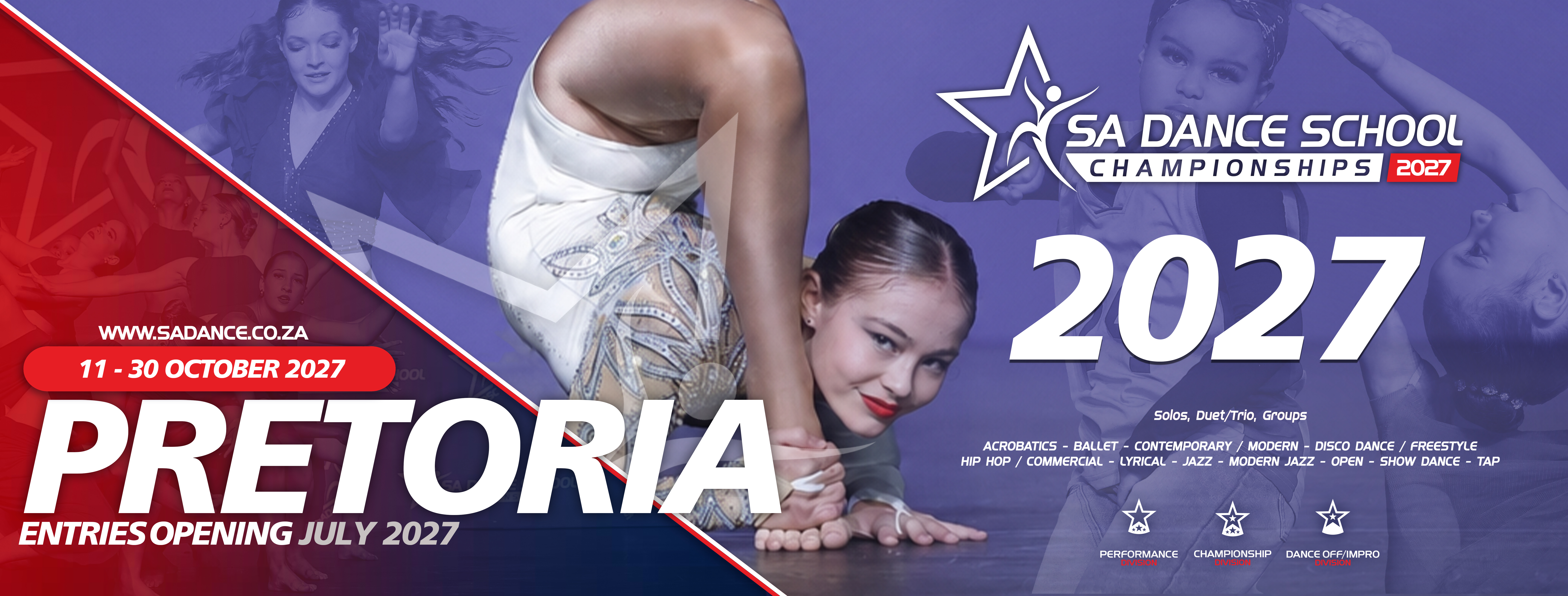 SA Dance School Championships 2027 — Pretoria, 11–30 October